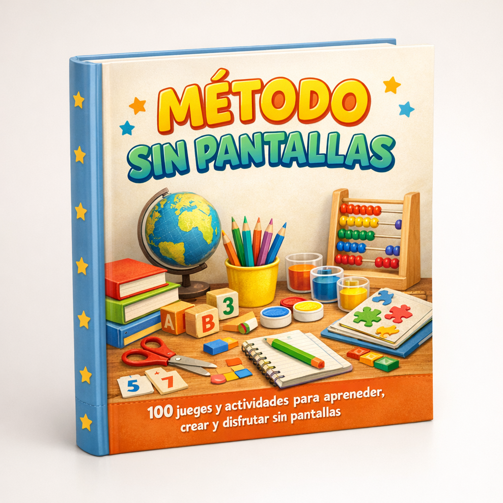 MÉTODO SIN PANTALLAS + 100 ACTIVIDADES + 5 BONUS DE REGALO🔥